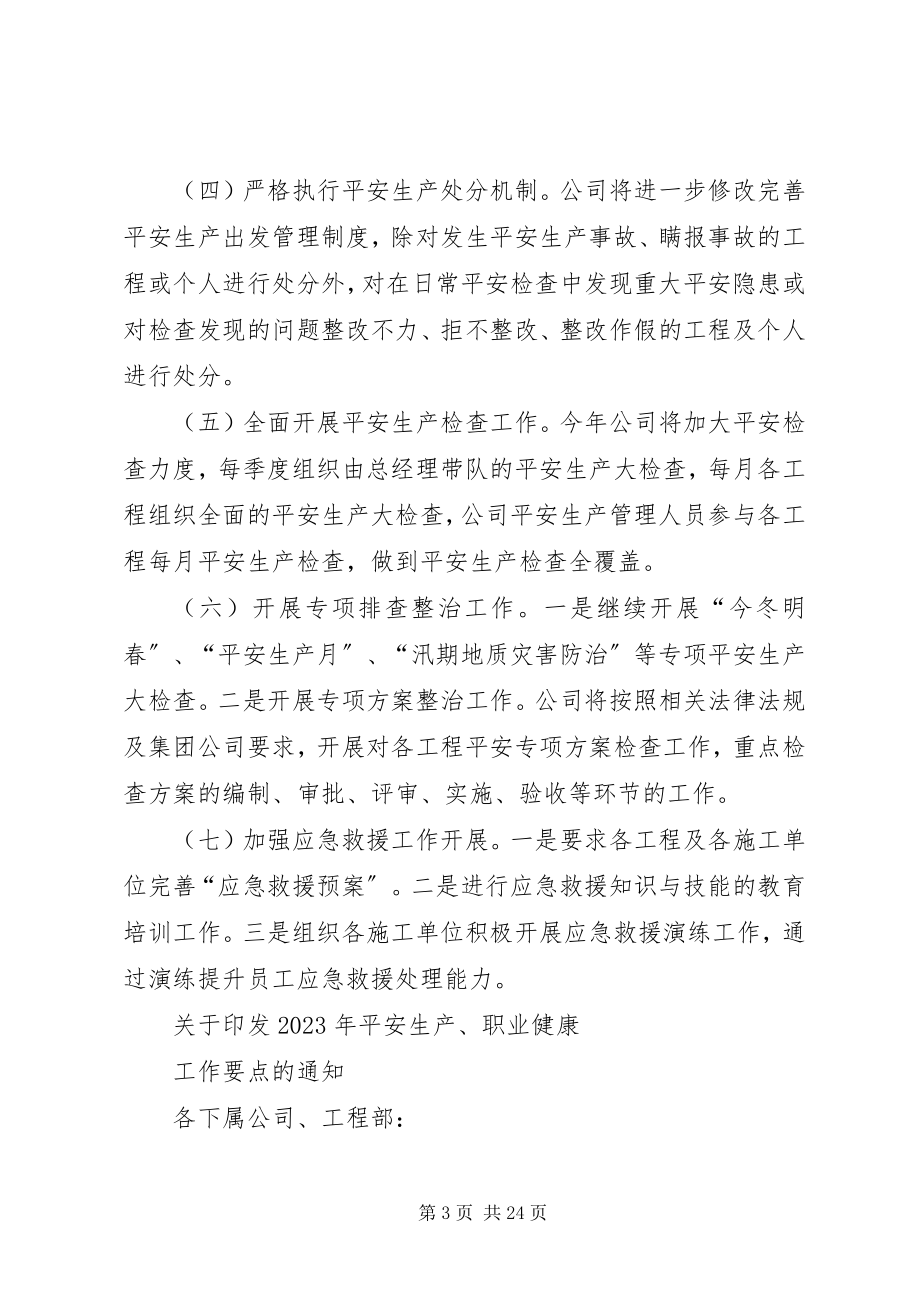 2023年安全生产职业健康工作要点新编.docx_第3页