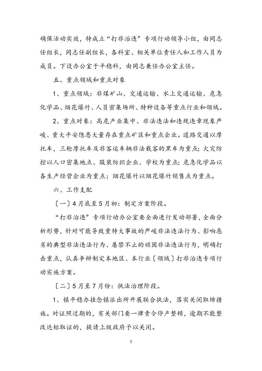 2023年乡镇开展打非治违活动整治方案.docx_第2页