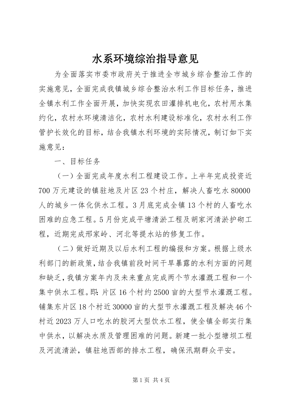 2023年水系环境综治指导意见.docx_第1页