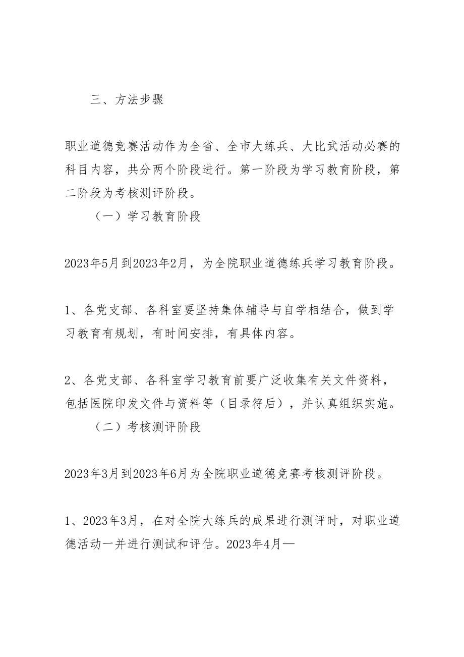 2023年学院职业道德竞赛活动实施方案 .doc_第2页