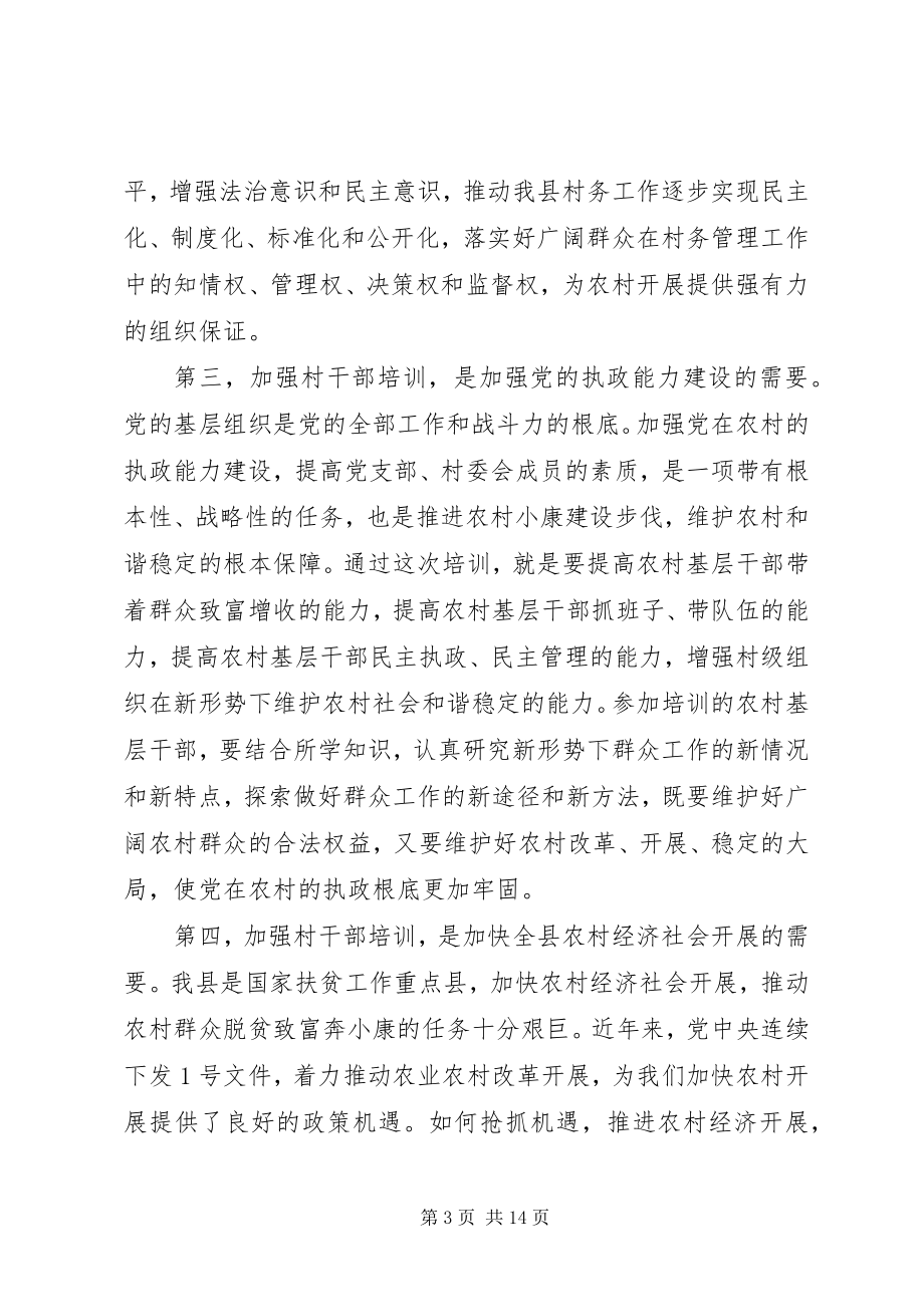 2023年县领导在村干部培训会上致辞.docx_第3页