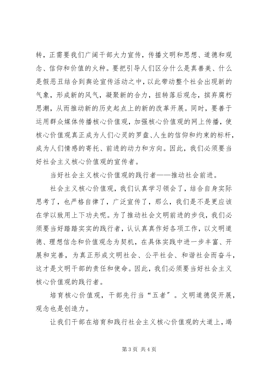 2023年社会主义核心价值观学习体会.docx_第3页