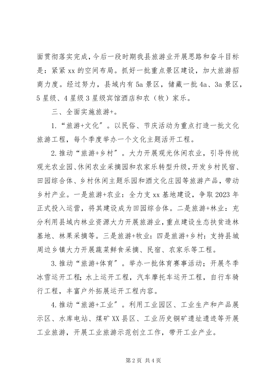 2023年在旅游大会分组讨论会议上的讲话材料.docx_第2页