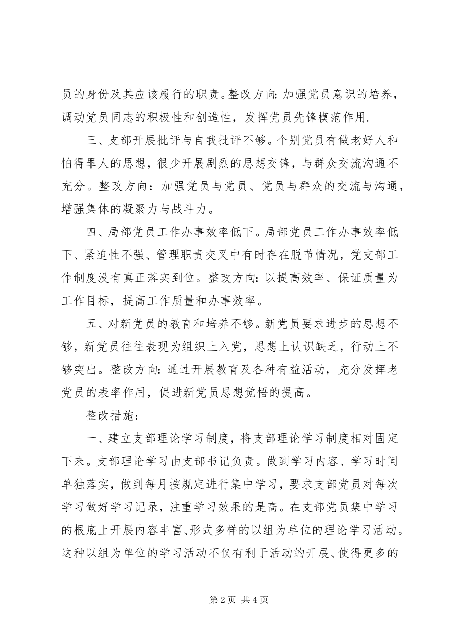 2023年支部委员会自我批评与整改措施.docx_第2页