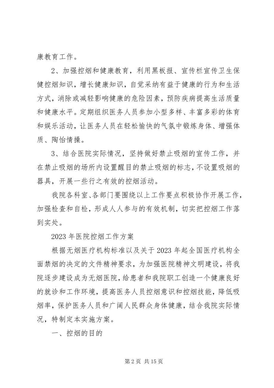 2023年医院控烟计划及措施.docx_第2页