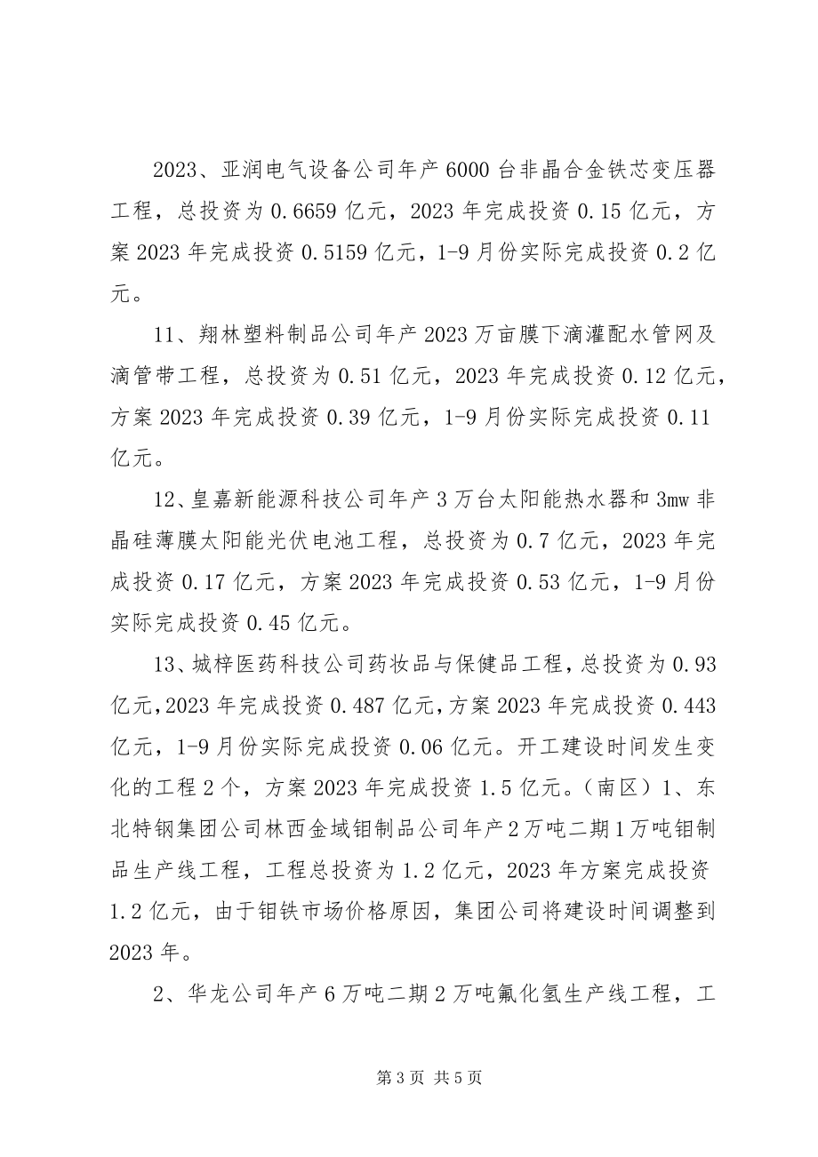 2023年工业园区19月工作总结.docx_第3页