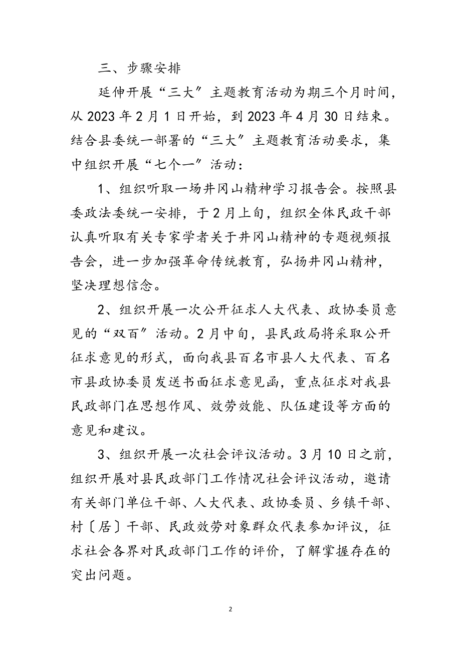 2023年民政局思想解放作风转变实施方案范文.doc_第2页