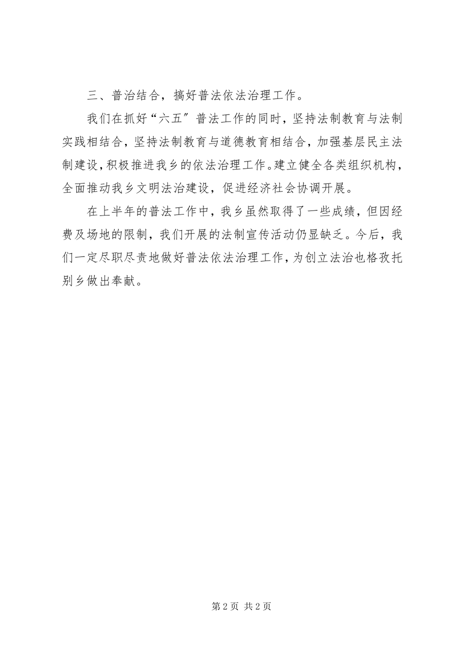 2023年乡镇依法治理工作总结.docx_第2页