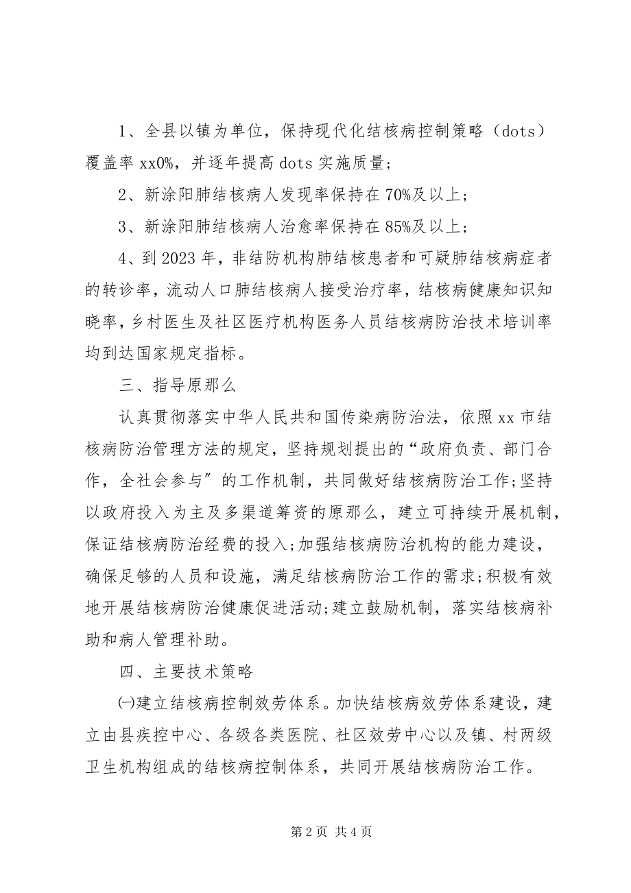 2023年结核病防治的实施工作计划.docx_第2页