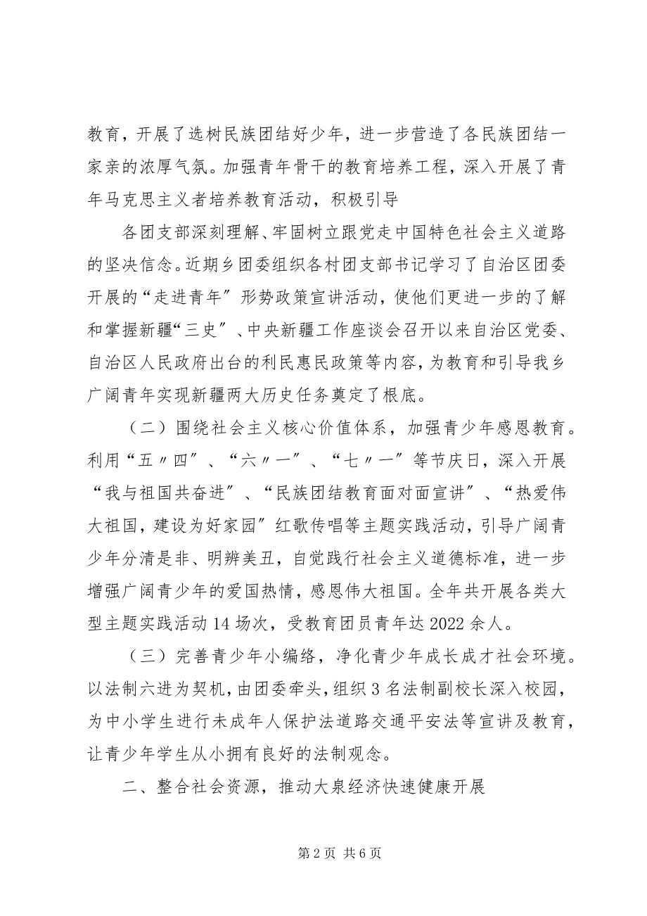 2023年XX县区大泉乡开展走进青年活动方案新编.docx_第2页