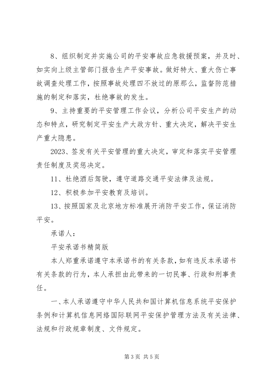 2023年安全承诺书精简版新编.docx_第3页