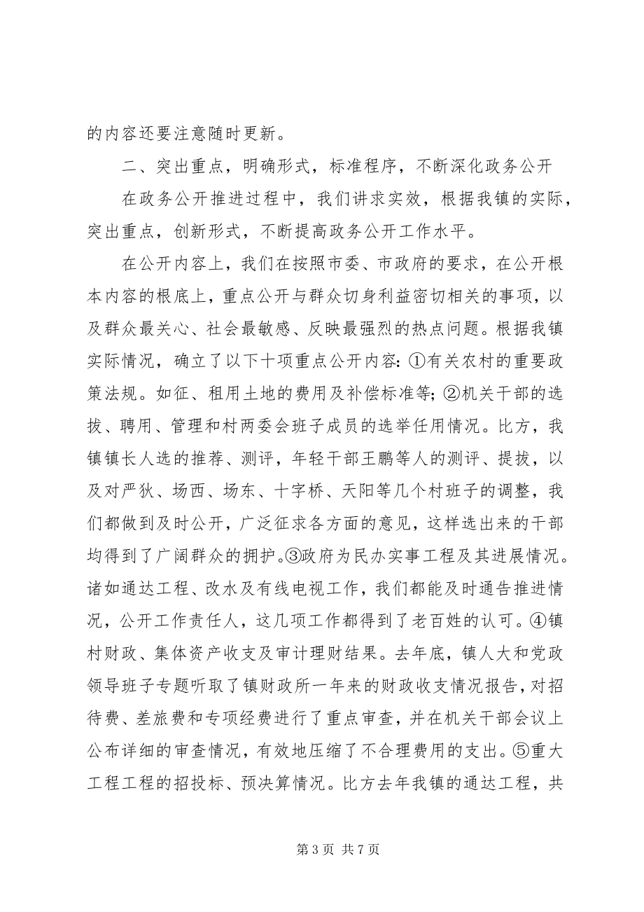 2023年乡镇政务公开工作总结乡镇政务公开工作汇报新编.docx_第3页