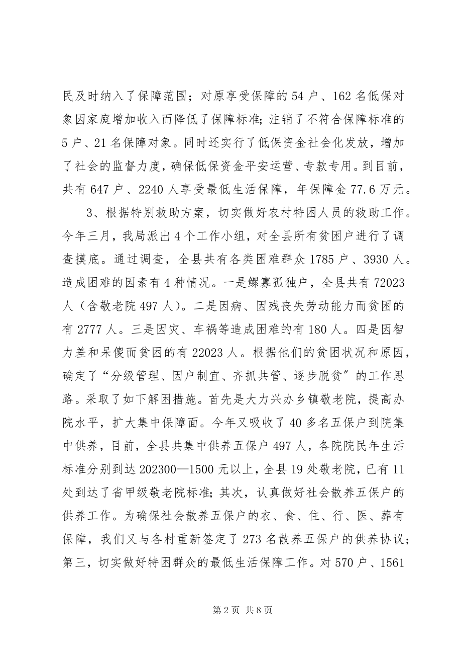 2023年县民政局工作总结及工作计划.docx_第2页