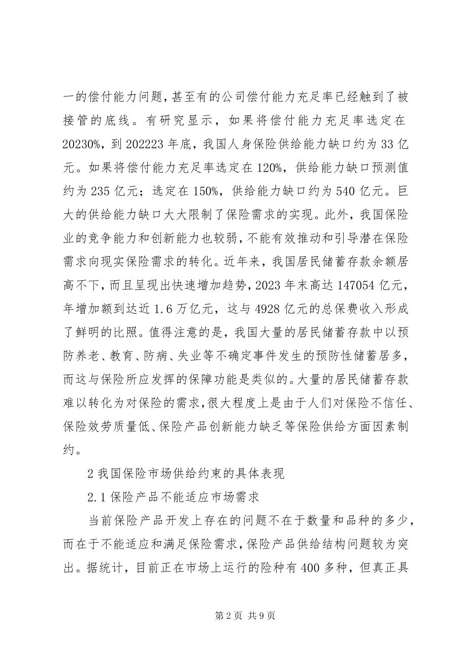 2023年保险市场供给约束新编.docx_第2页