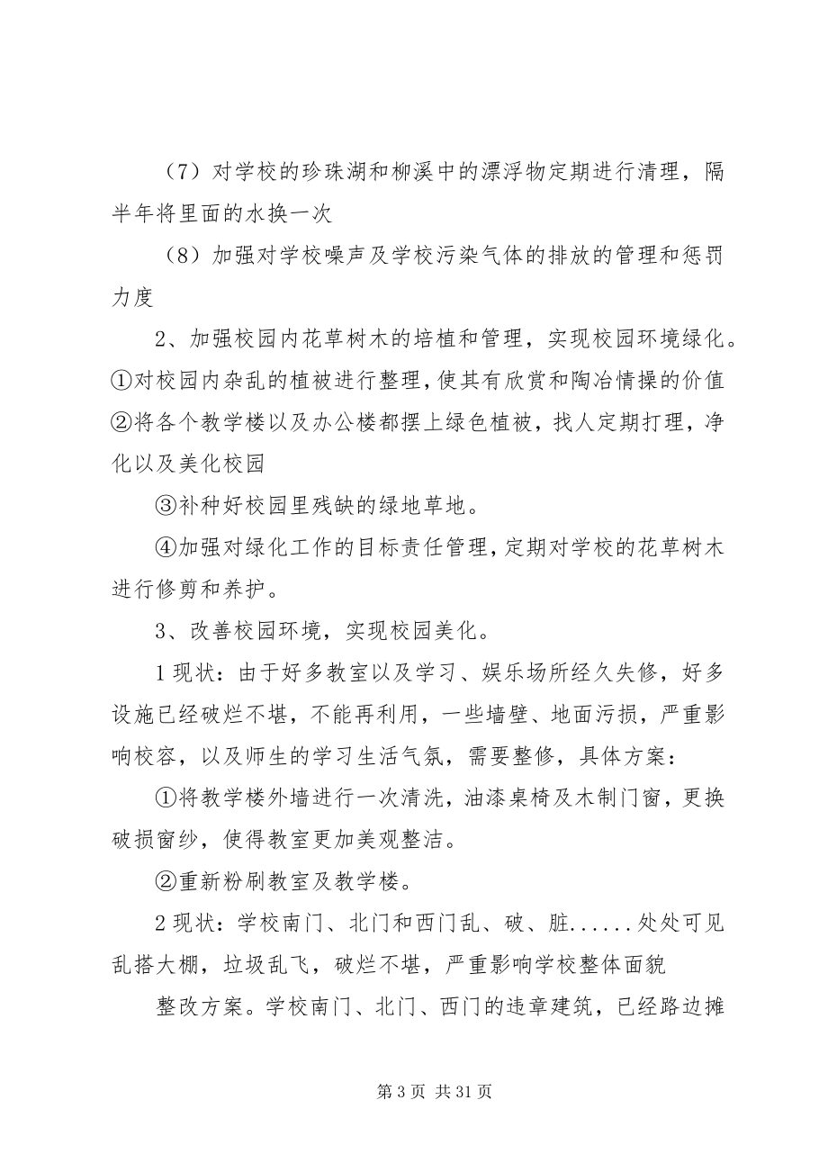 2023年校园环境建设整改方案.docx_第3页