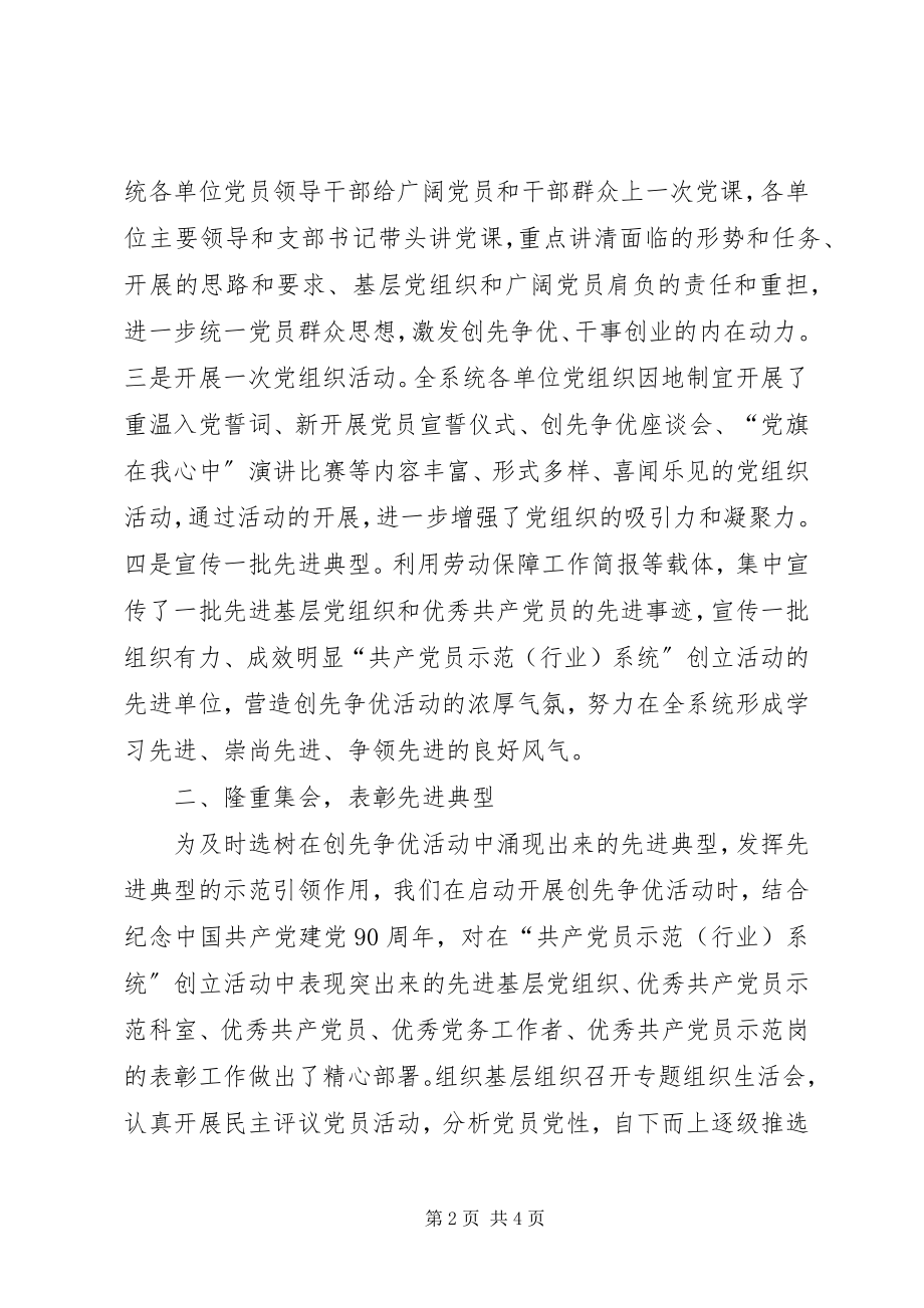 2023年开展七一纪念活动情况汇报提纲.docx_第2页