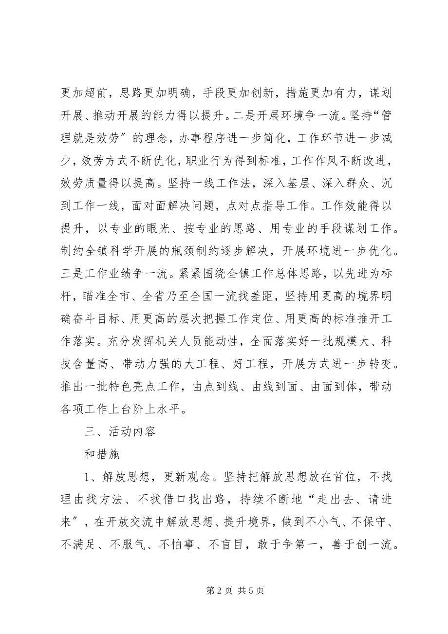 2023年加强镇委机关作风整顿建设意见.docx_第2页