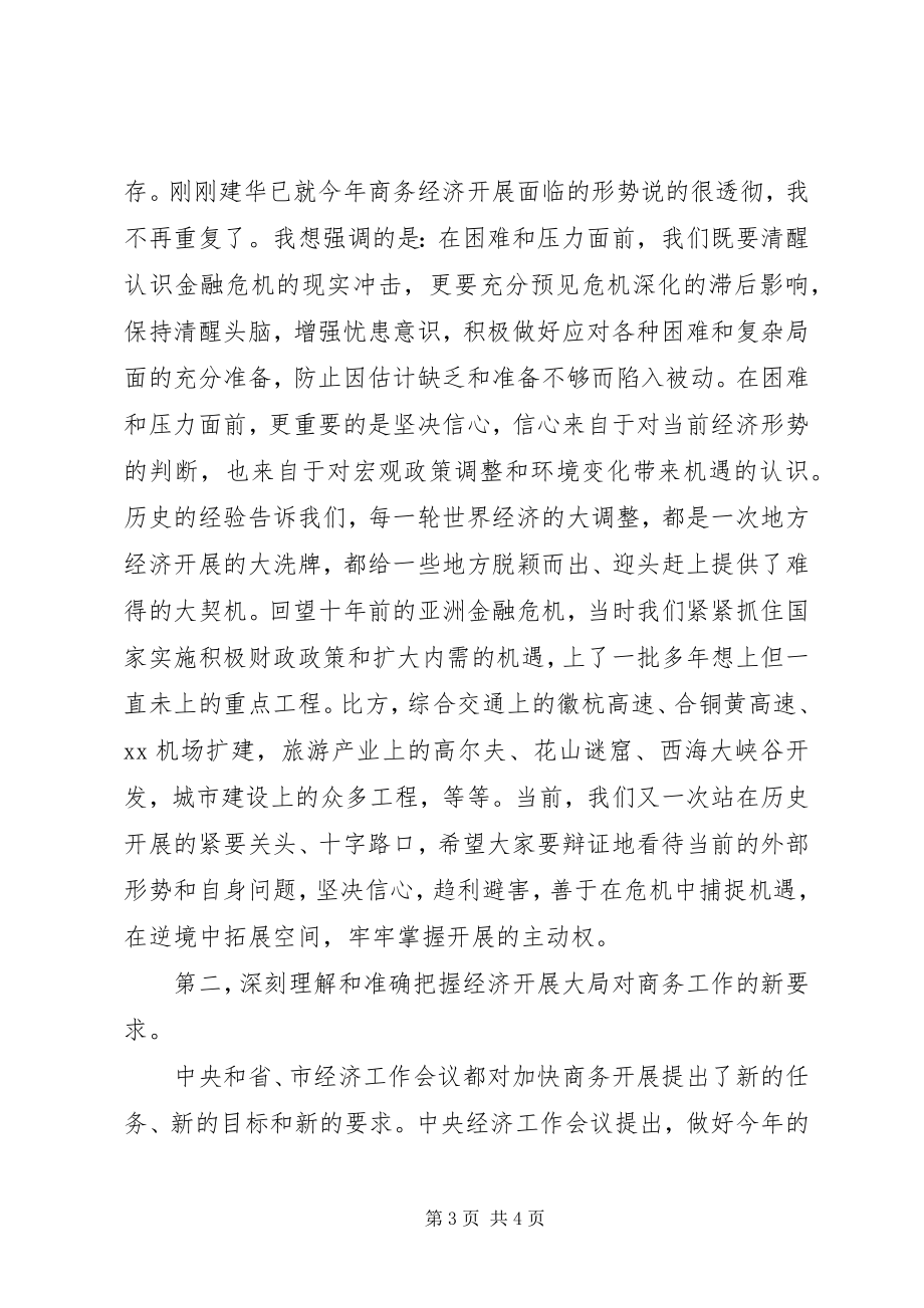 2023年副市长在全市商务工作会议上的致辞.docx_第3页