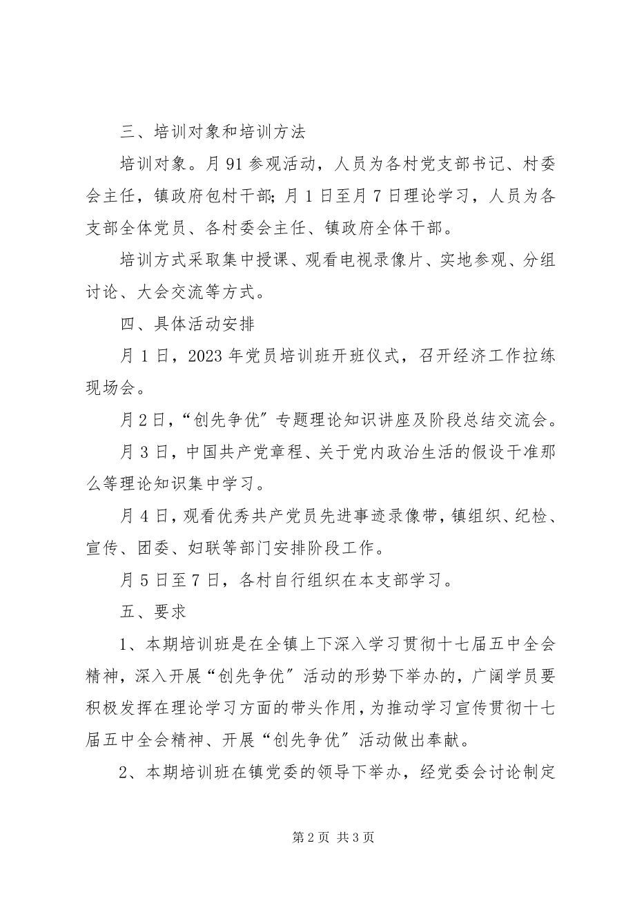 2023年乡镇党员培训方案.docx_第2页