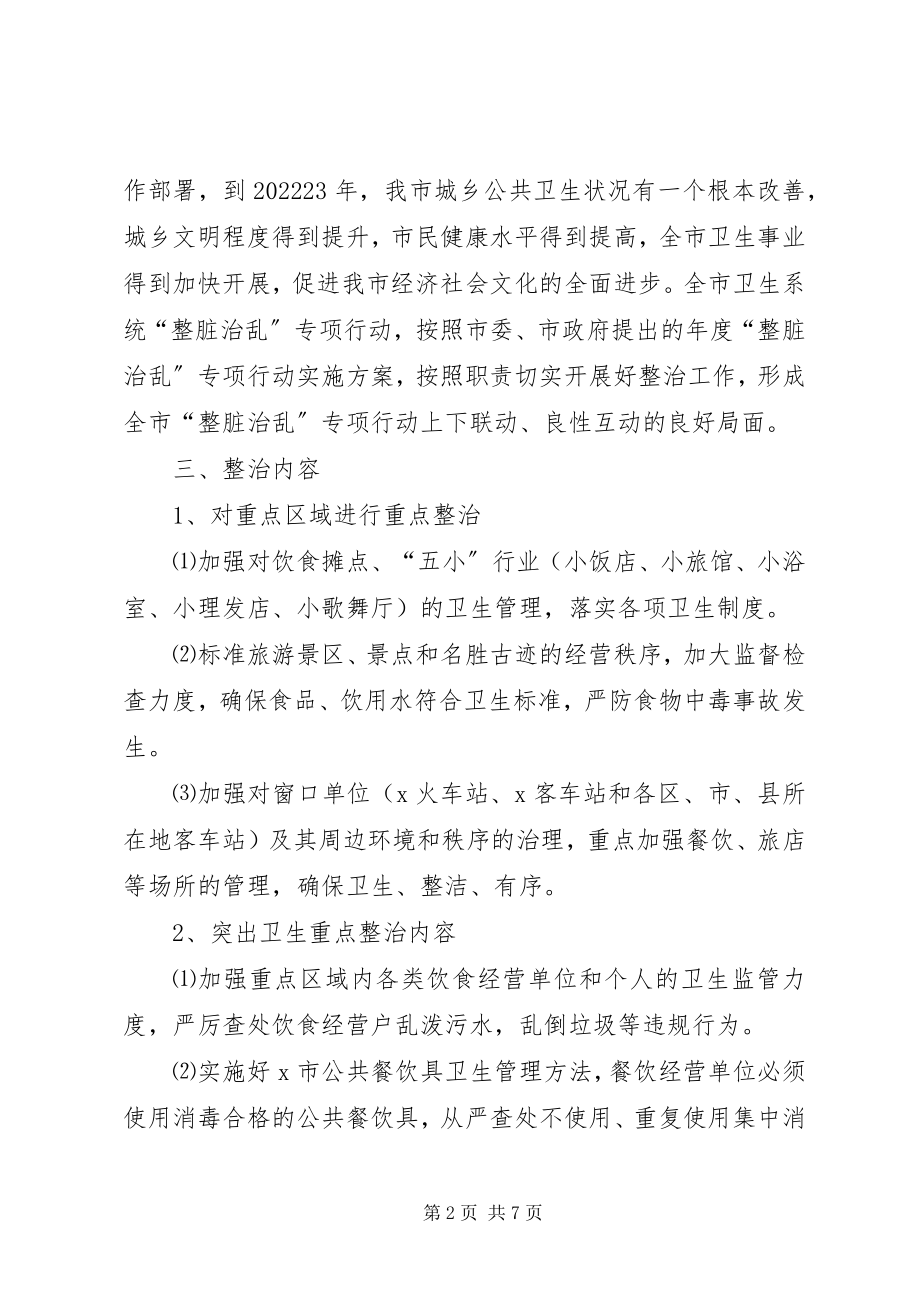 2023年卫生局整脏治乱工作计划.docx_第2页