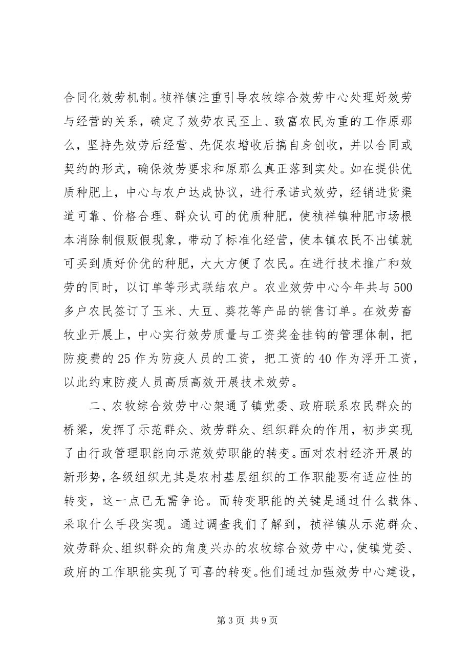 2023年X镇农牧综合服务中心建设有关情况的调查.docx_第3页