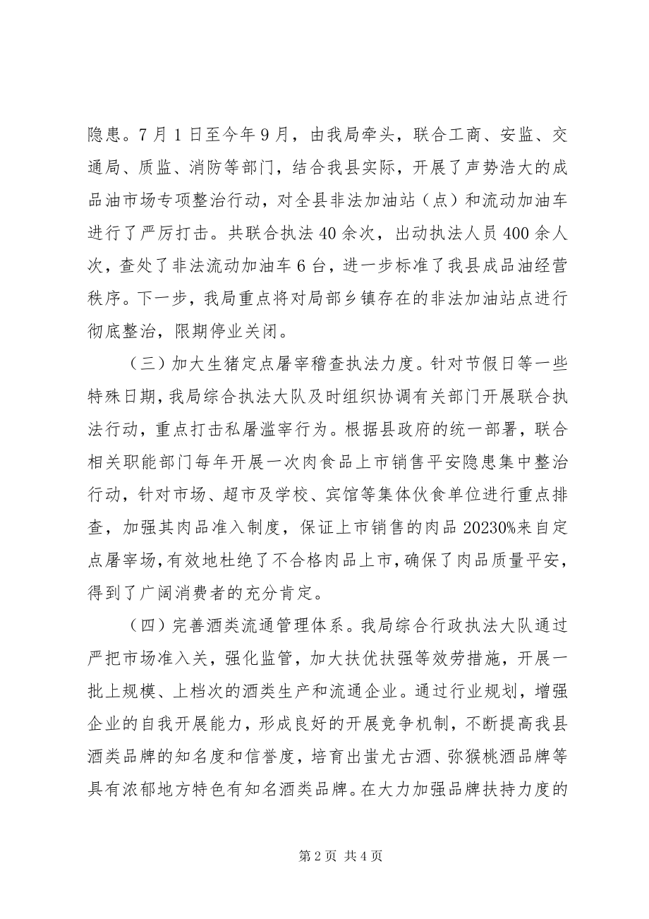 2023年商务综合行政执法大队工作情况总结.docx_第2页