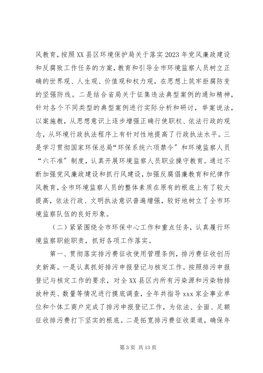 2023年环境监察工作总结和工作计划.docx_第3页