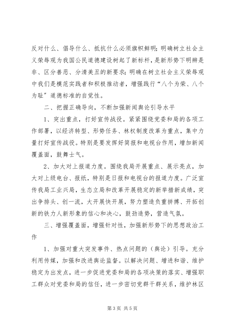 2023年认真落实铁力局宣传思想计划.docx_第3页