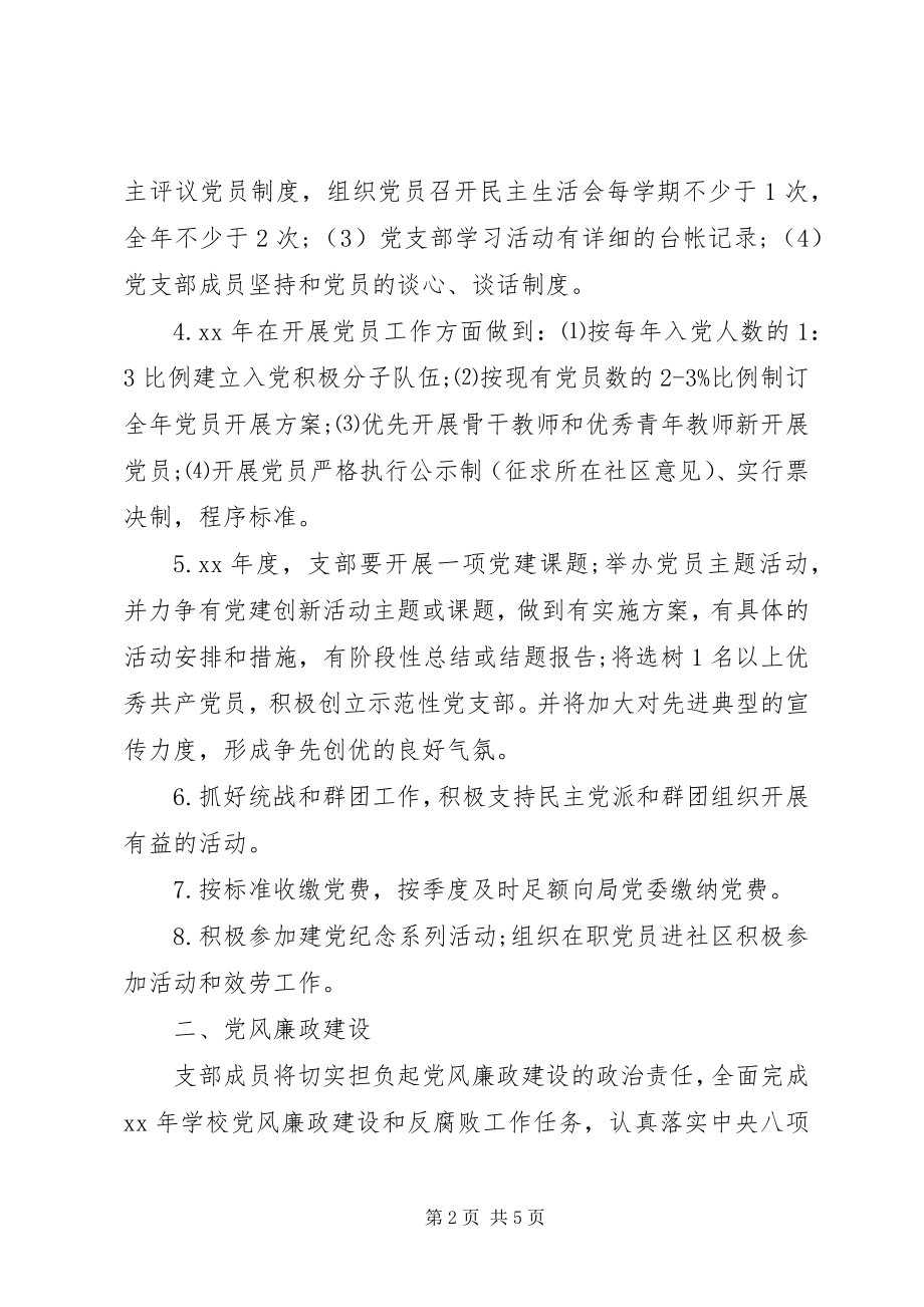 2023年党支部工作承诺书.docx_第2页