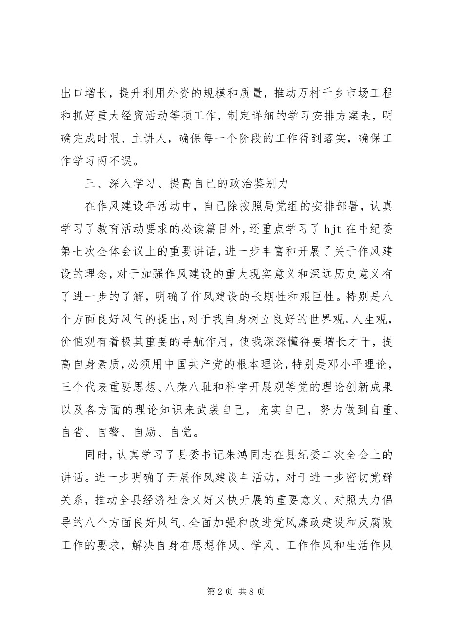 2023年对干部工作评议优秀.docx_第2页