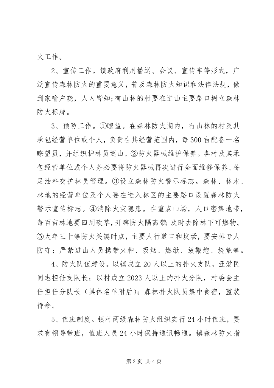 2023年乡镇春节期间森林防火应急预案.docx_第2页