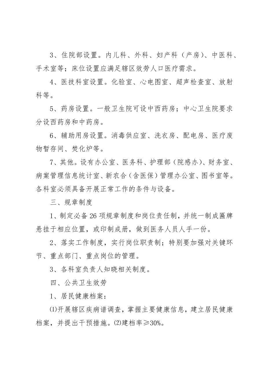 2023年创建XX省示范乡镇卫生院标准333.docx_第2页