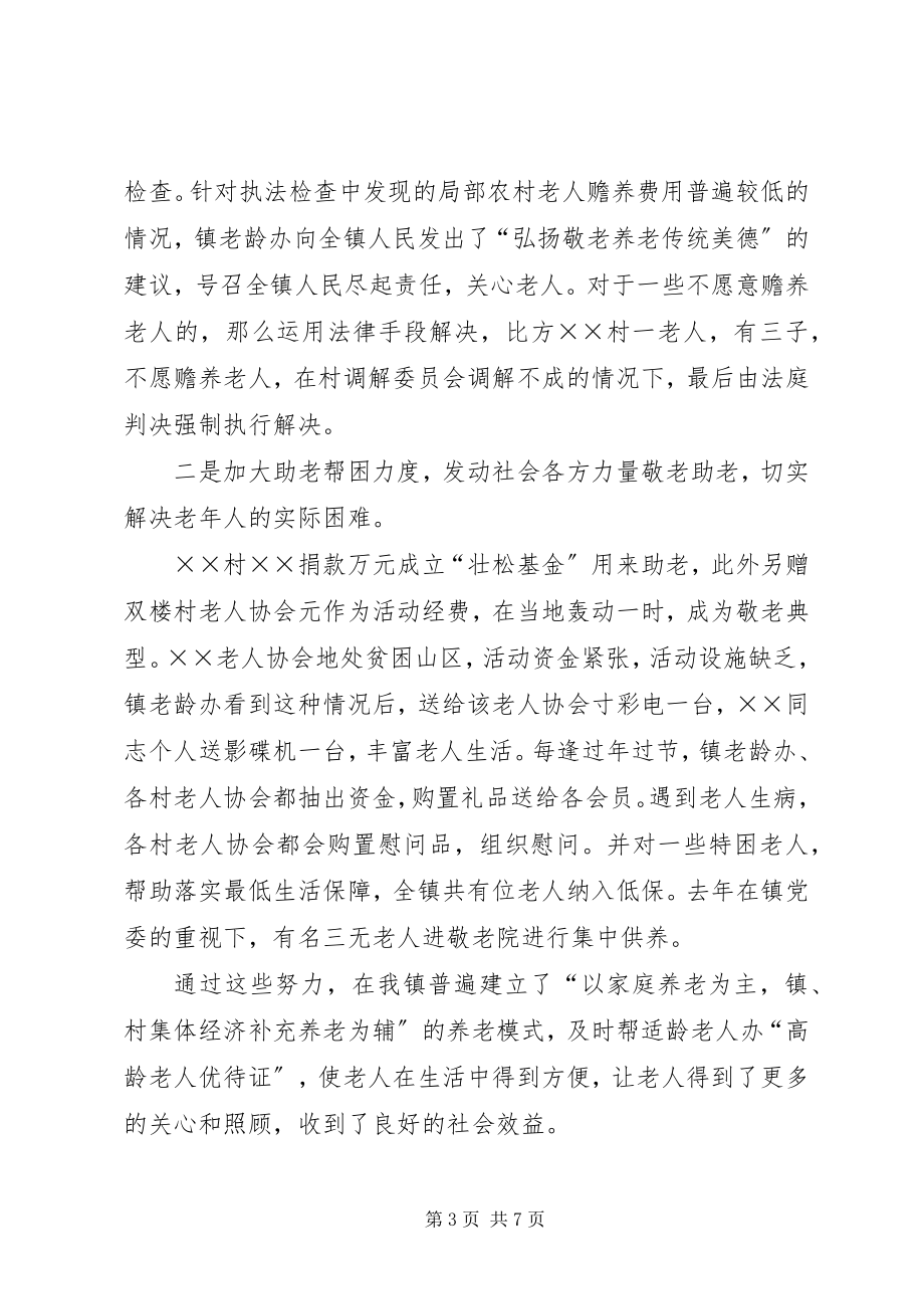 2023年度乡镇镇老龄工作总结.docx_第3页