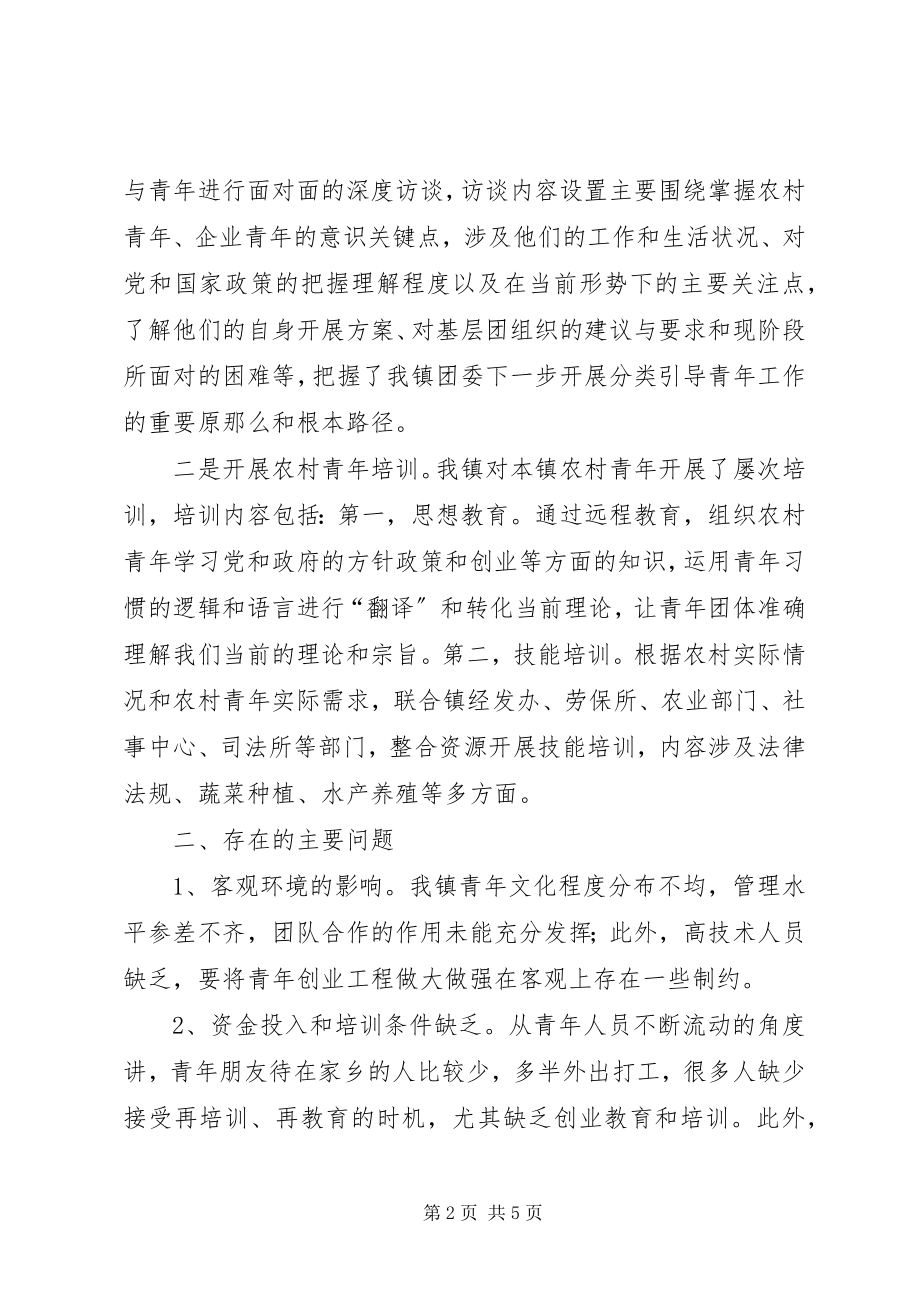 2023年分类引导青年汇报大全.docx_第2页