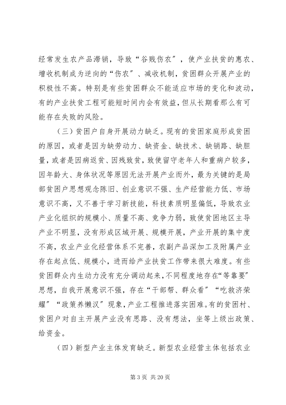 2023年做大做强产业夯实脱贫根基的思考.docx_第3页