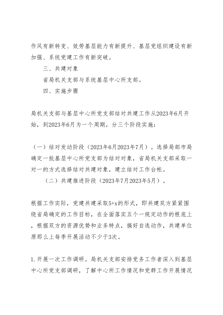 2023年关于在全省地税系统试点开展党建共建活动的实施方案.doc_第2页