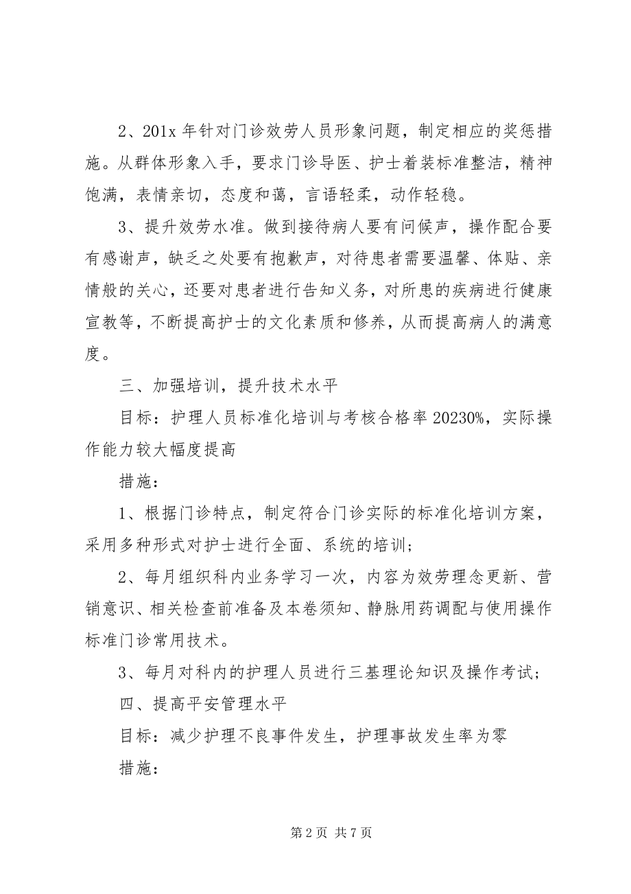 2023年医院门诊护士工作计划的.docx_第2页