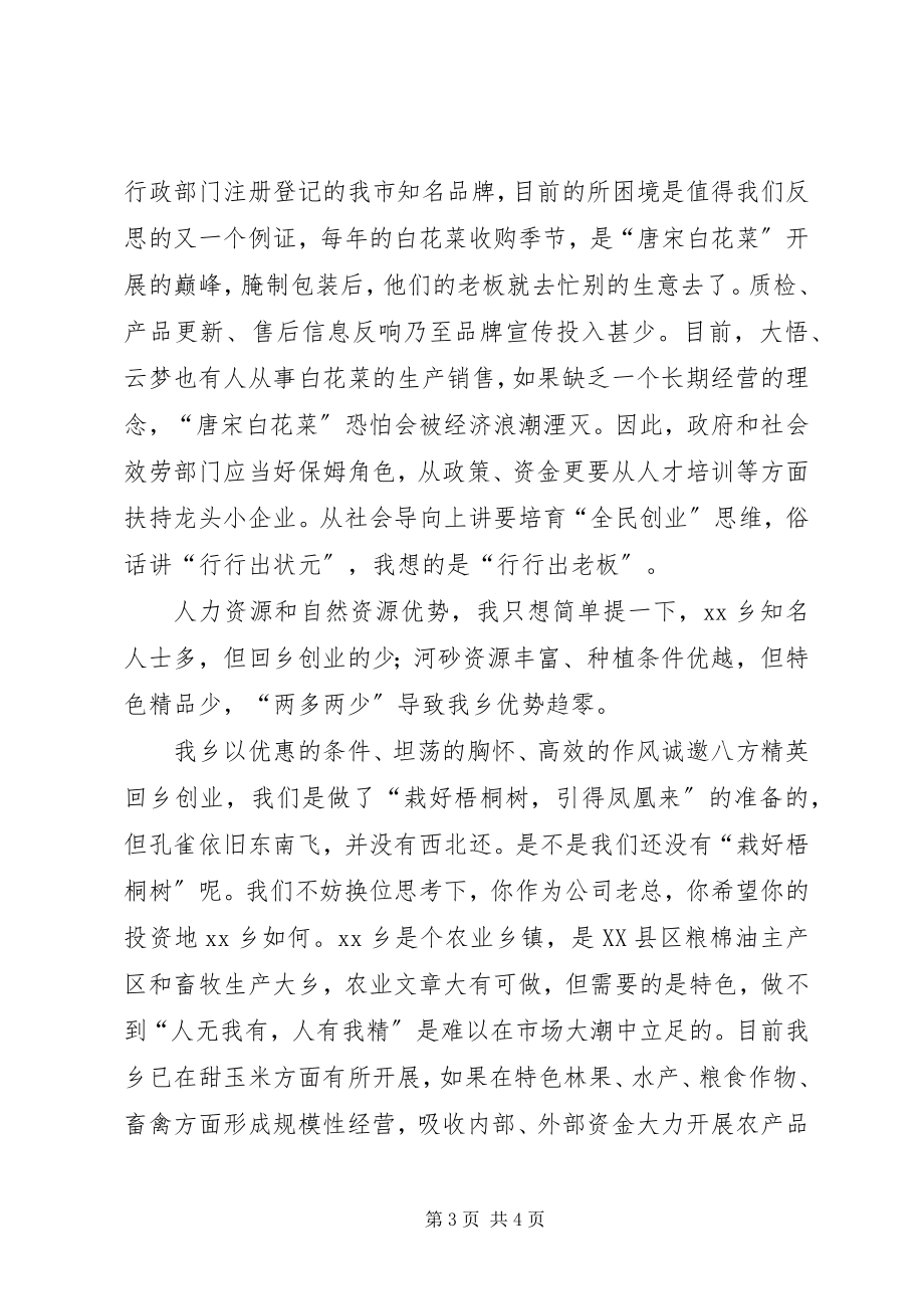 2023年推动乡镇经济发展讲话材料.docx_第3页