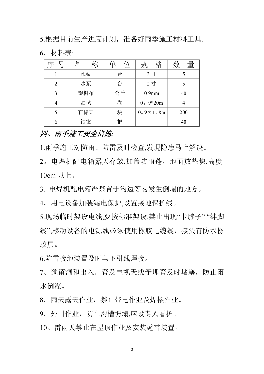 电气雨季施工方案.doc_第2页