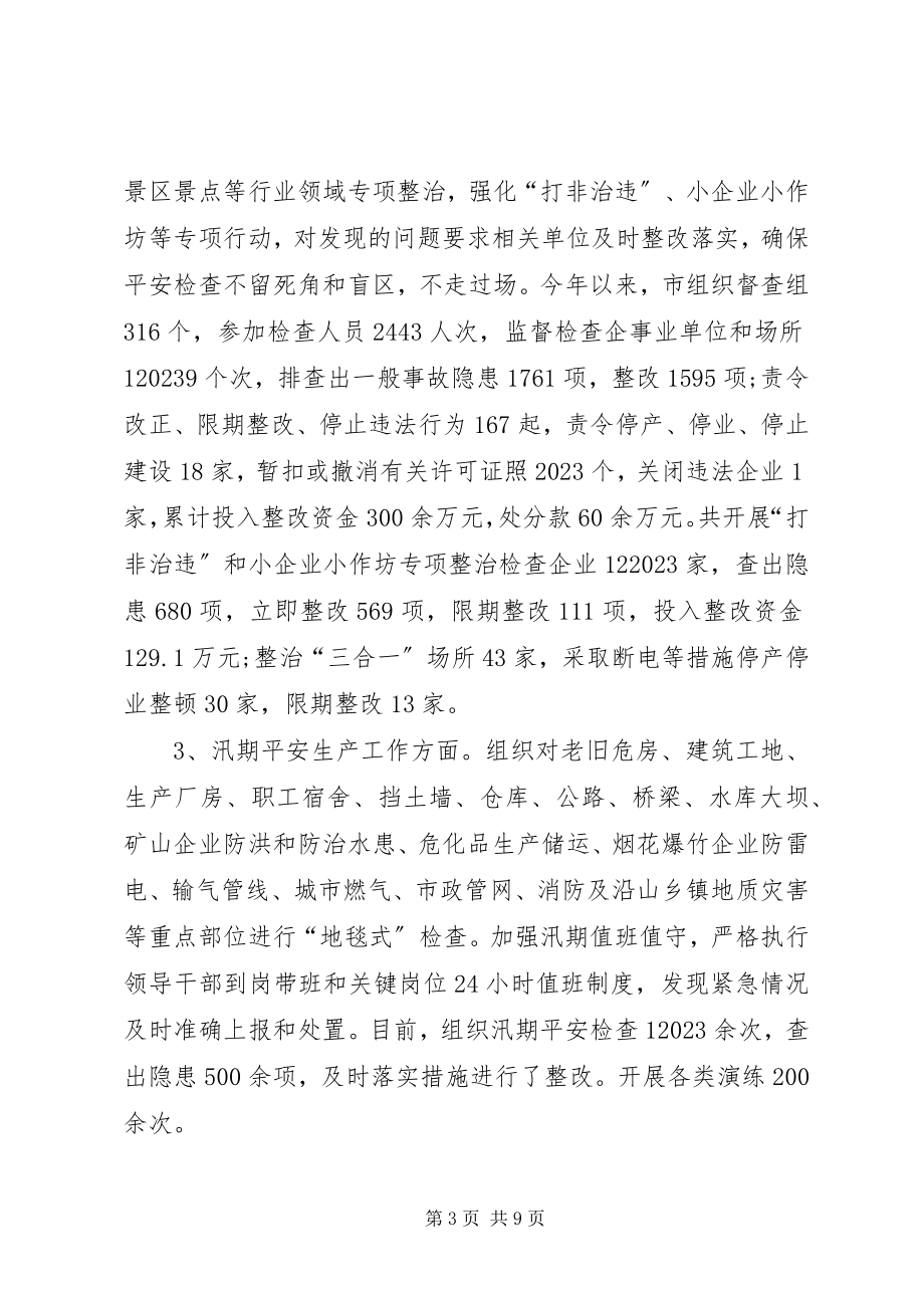 2023年人民政府安全生产委员会办公室工作总结.docx_第3页