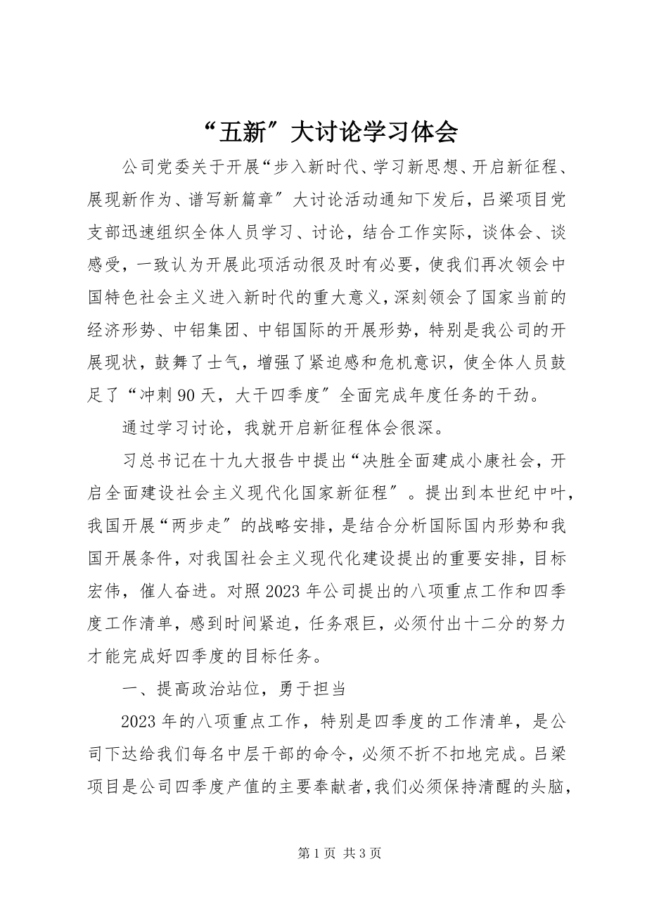 2023年五新大讨论学习体会.docx_第1页