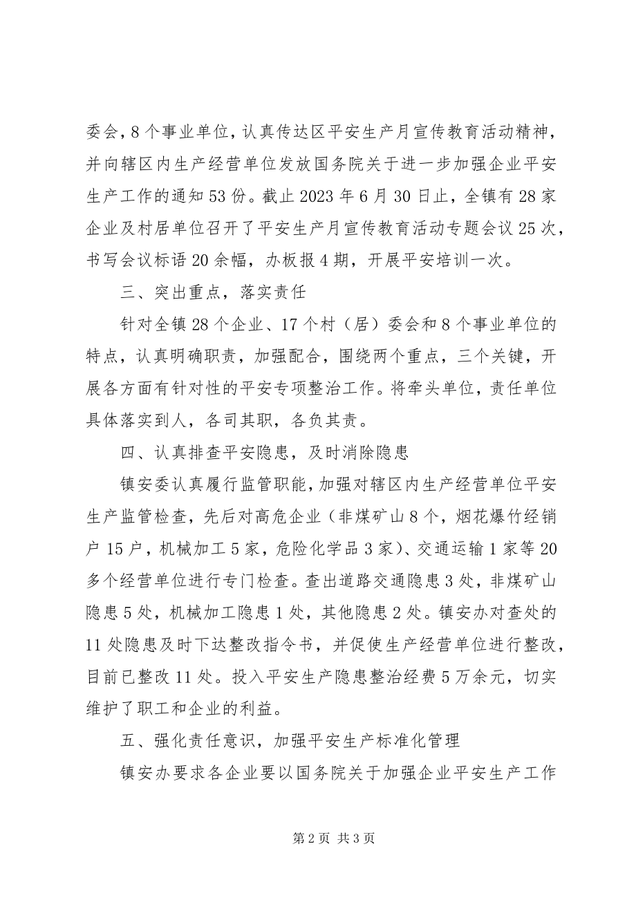 2023年乡镇开展安全生产月宣传教育活动情况总结.docx_第2页