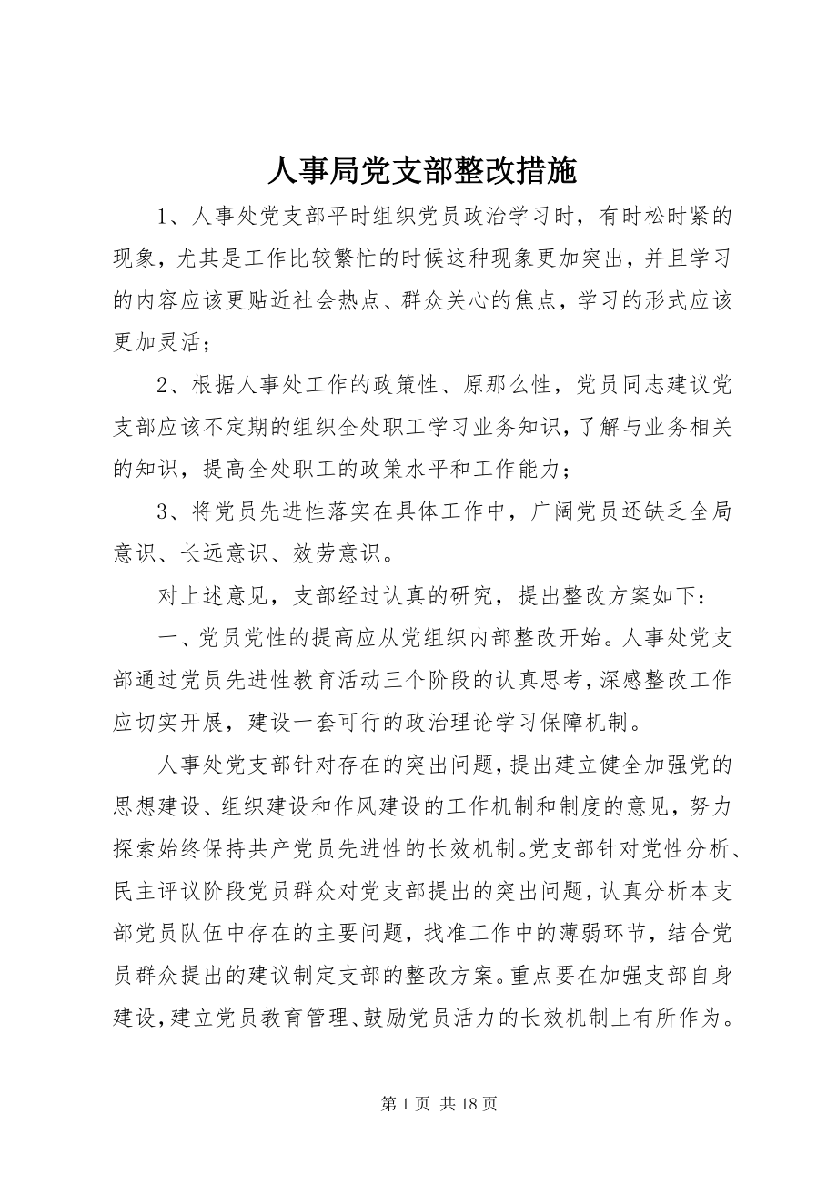 2023年人事局党支部整改措施.docx_第1页