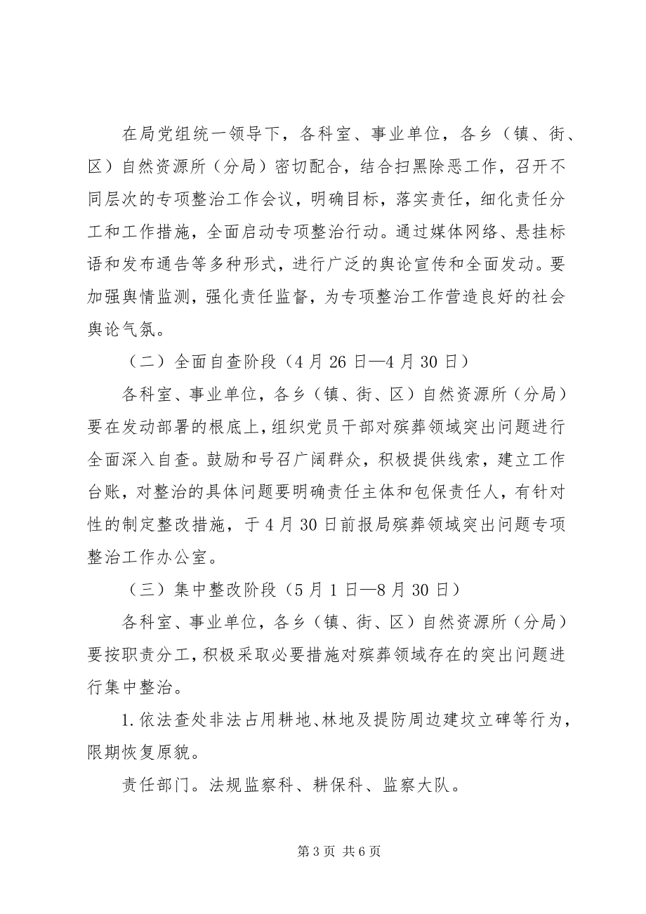 2023年殡葬领域突出问题专项整治工作实施方案新编.docx_第3页