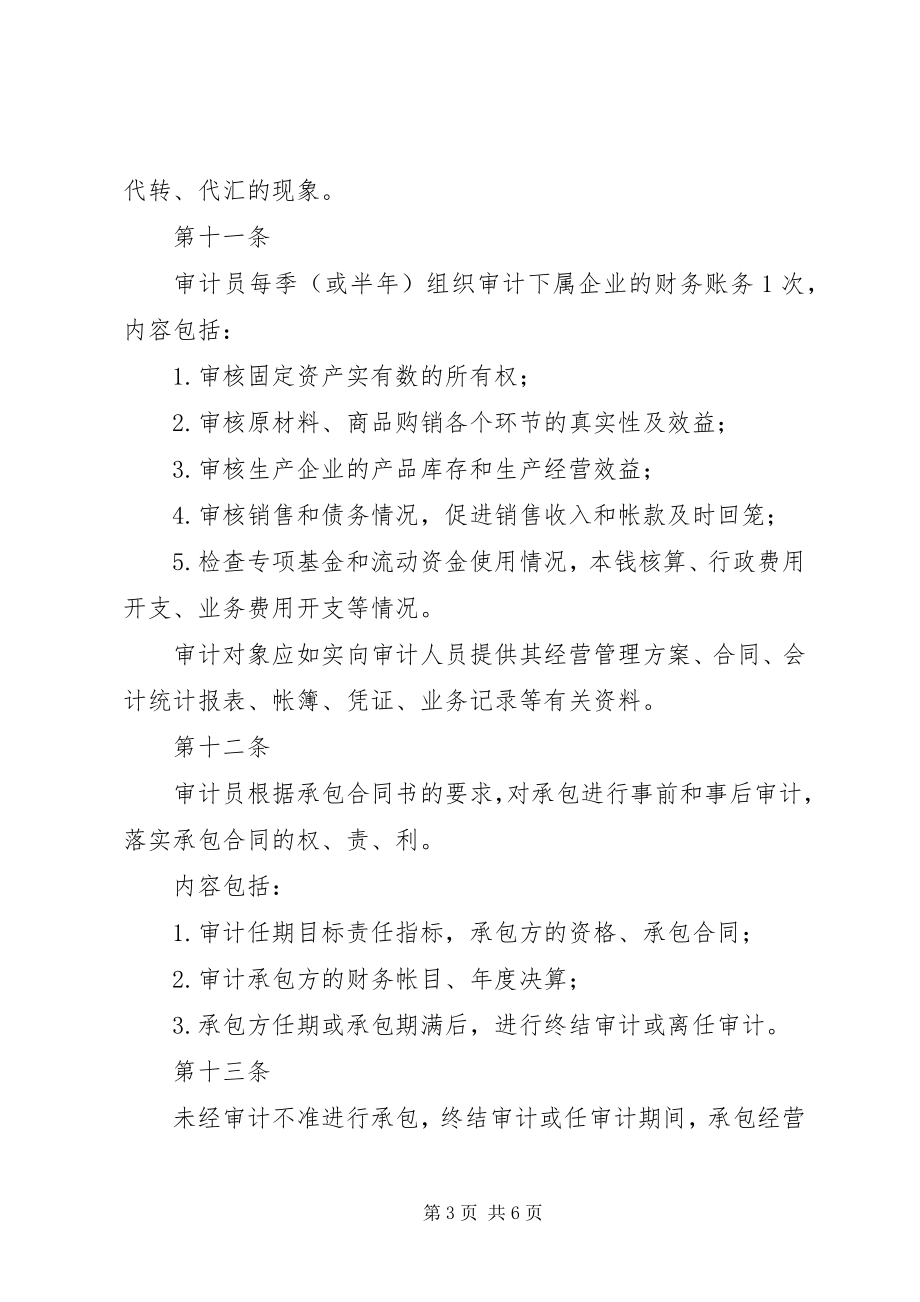 2023年企业规章制度大全审计监察制度.docx_第3页