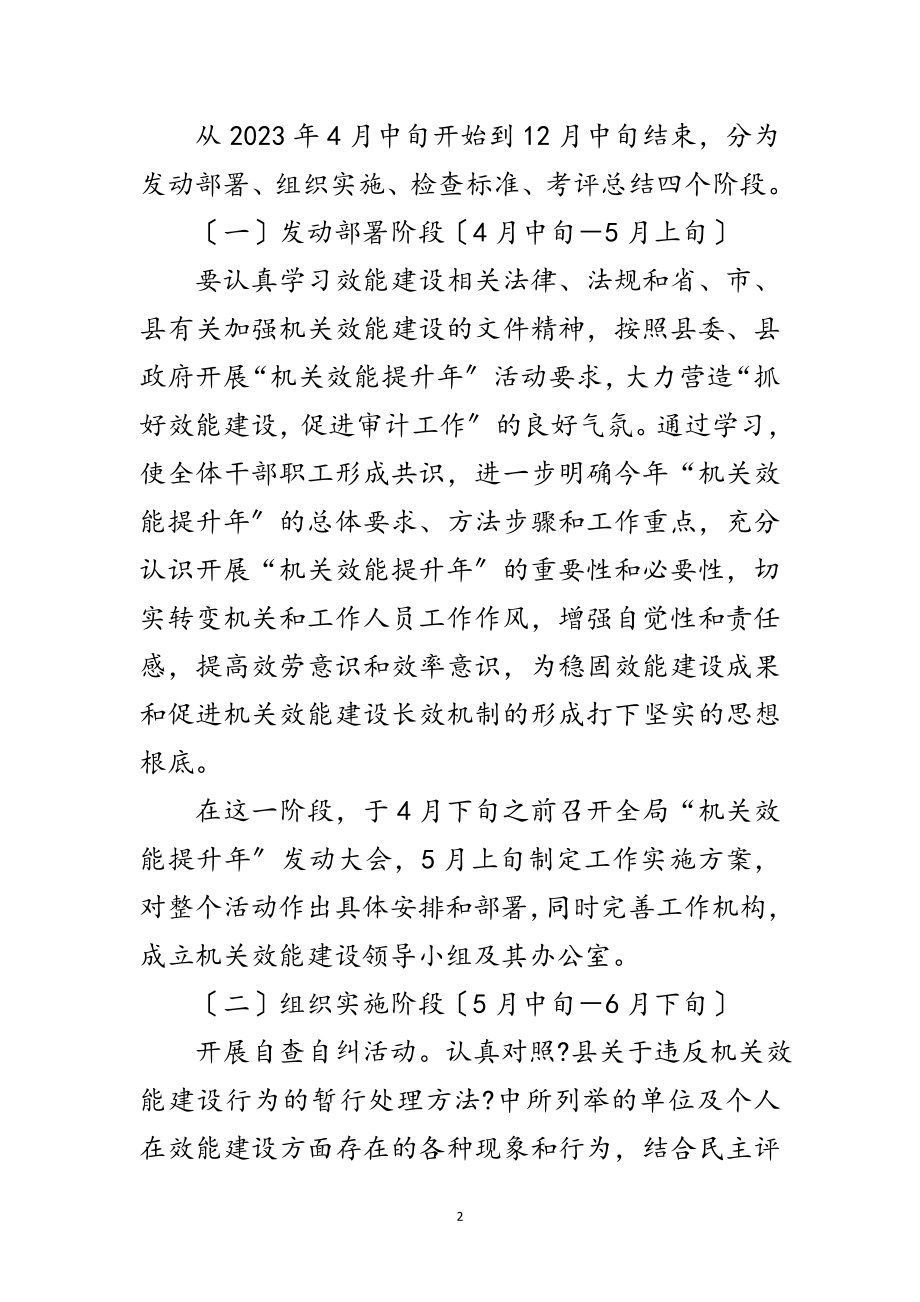 2023年审计局机关提升方案范文.doc_第2页