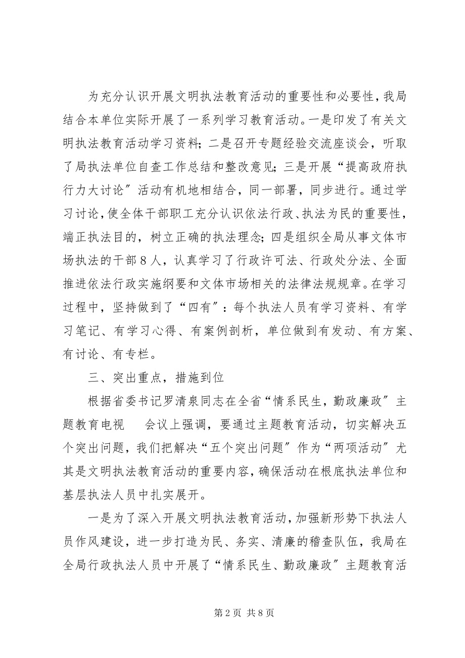 2023年文体局贯彻落实行政执法责任制工作情况汇报.docx_第2页