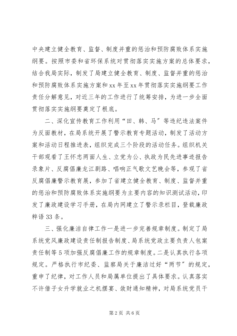 2023年市环保局纪检监察室个人工作总结.docx_第2页