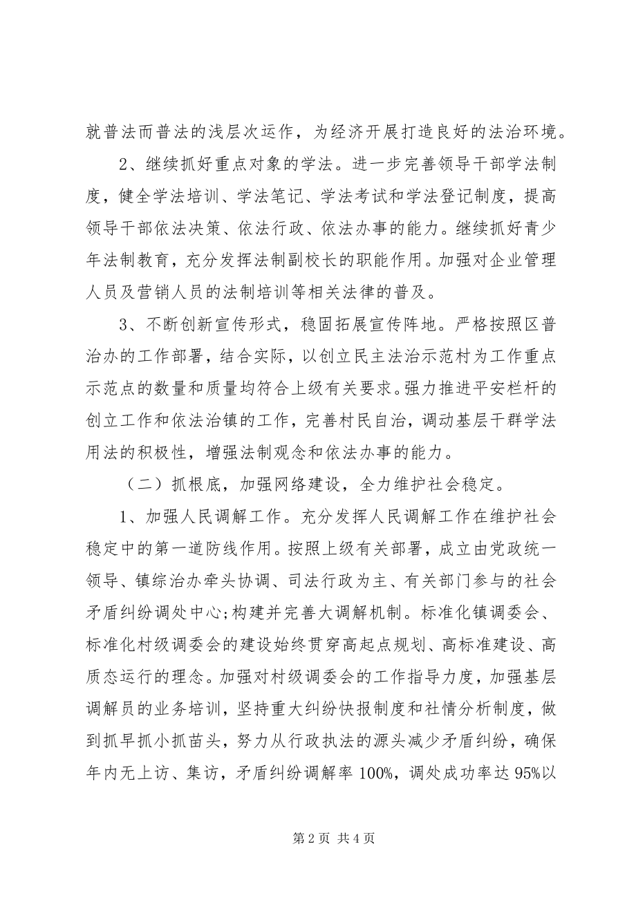 2023年有关基层司法所的工作计划范文.docx_第2页