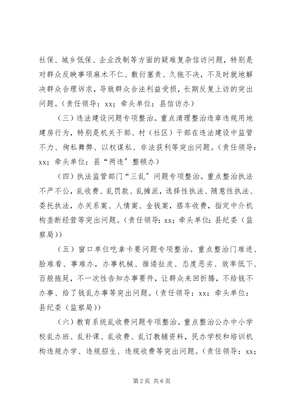 2023年群众路线教育实践活动专项整治方案.docx_第2页